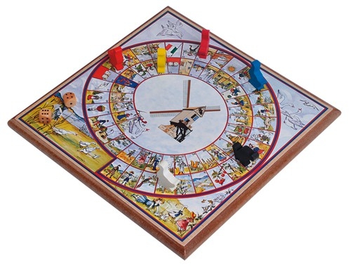Paardjesspel en Ganzenbord in 1