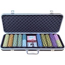 Pokerset- Clay Crown Aluminium Case 500