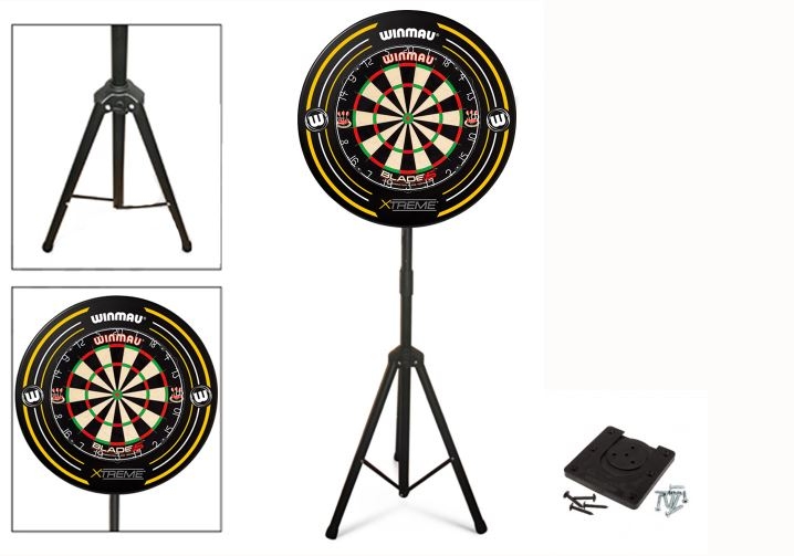 Dartbord staander reismodel