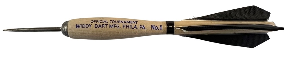Fléchettes Belges en bois Widdy No.1 Official Tournament Darts noir
