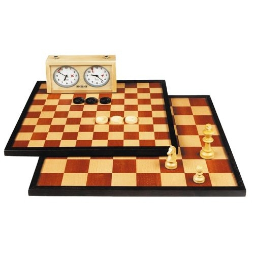 Chess + Checkers board 50/40mm