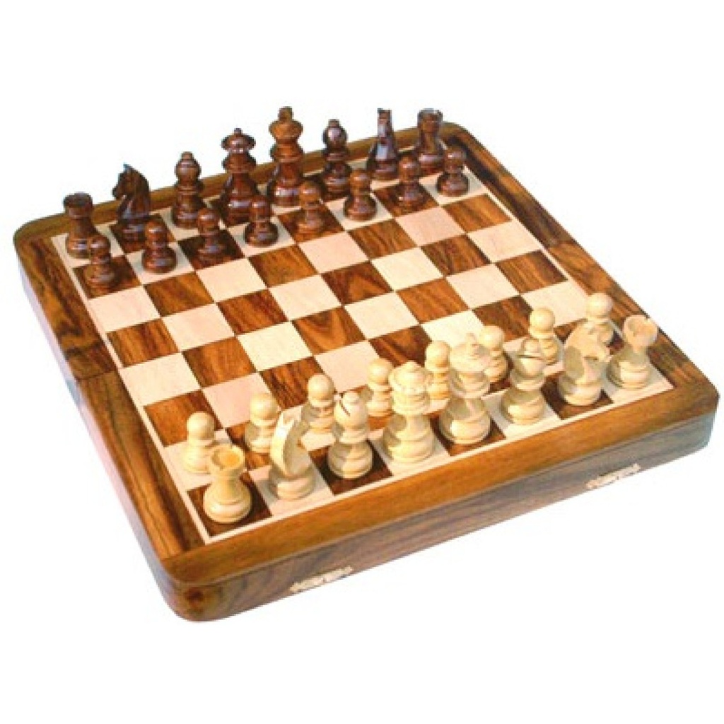 Chess Set Wooden Box magnetic 30mm