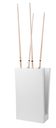 Cue Rack Tulipo for 8 cues - white