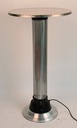 Heated terras table