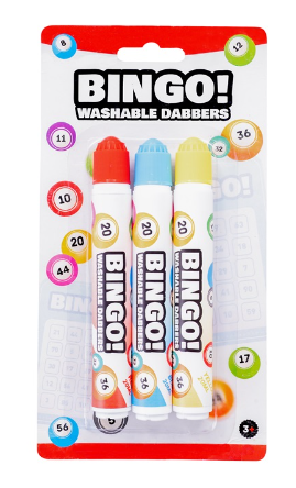 Bingo Dabbers - Red/Yellow/Blue