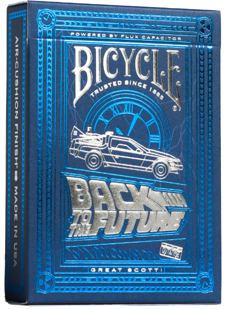 Poker cards Bicycle Back To The Future