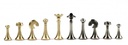 Chess Game Pawns Bronze Modern