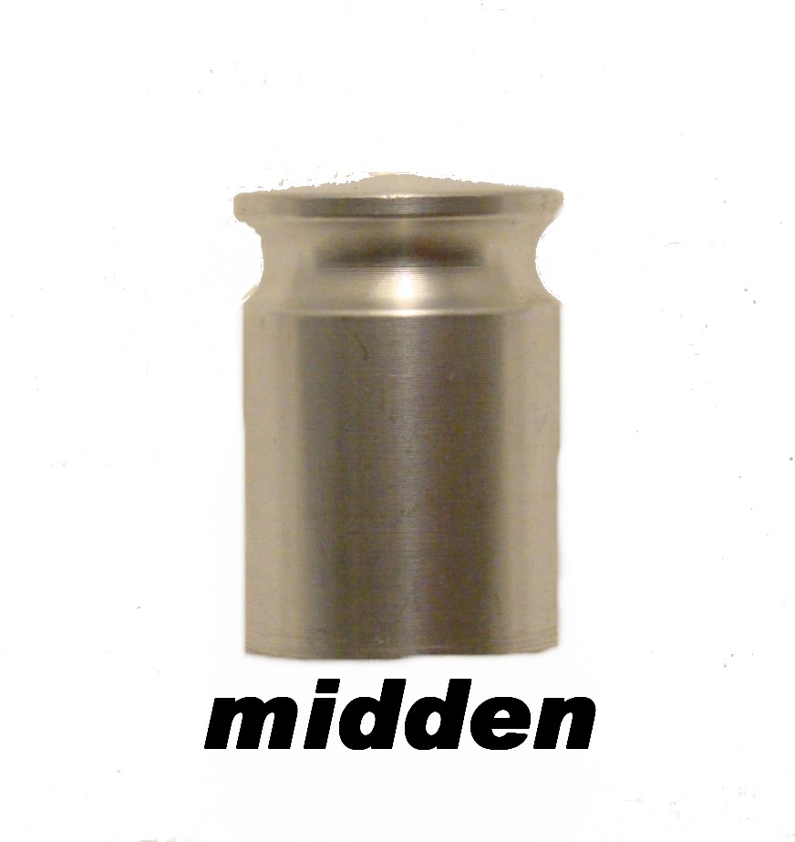 Bumper for billiard Aluminium Midden