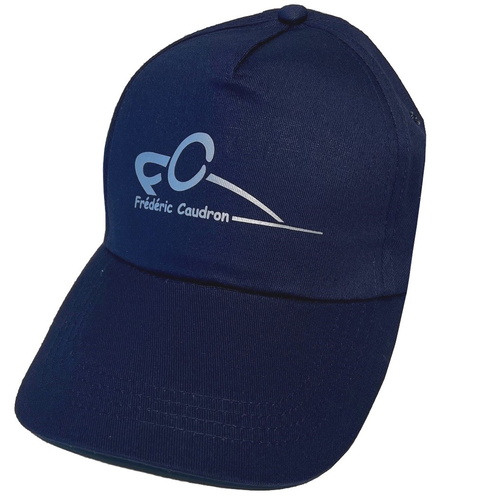 Casquette Fréderic Caudron bleu