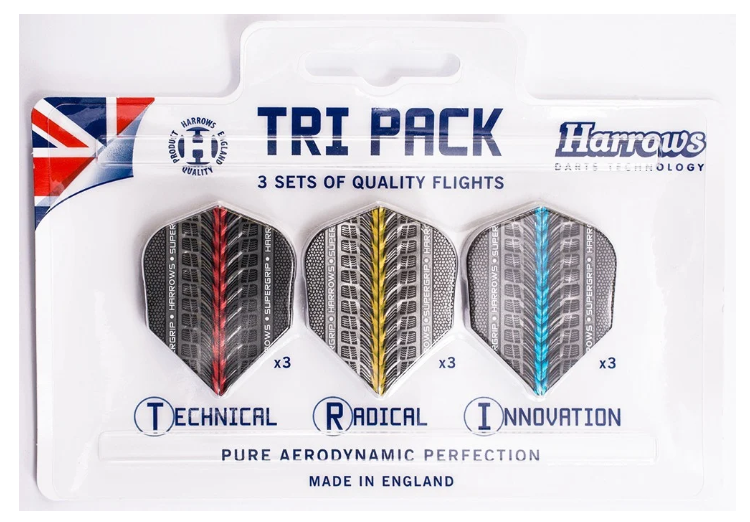Dart Veer Harrows Supergrip Tri Pack - 3 Sets