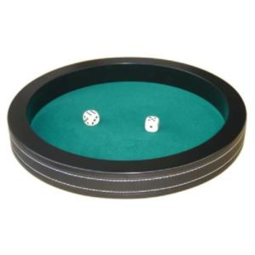 Dice Board Round 40cm Complete - Green