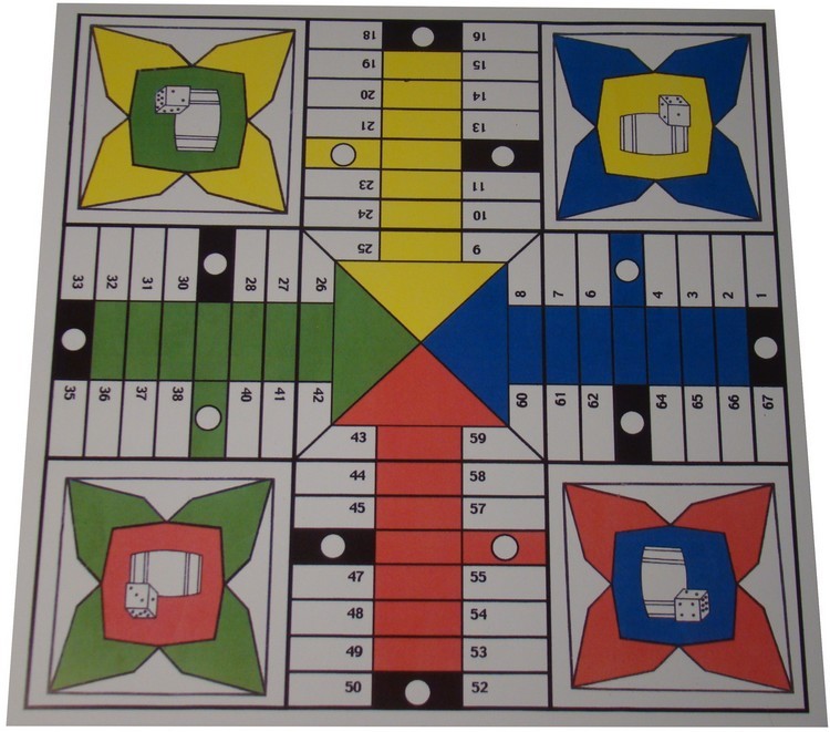 Parchis Speelveld Papier
