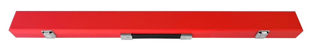 Hard Cue Case 2-sect. red