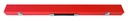 Hard Cue Case 2-sect. red