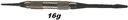 Darts ARROW/LIGHT Zilver