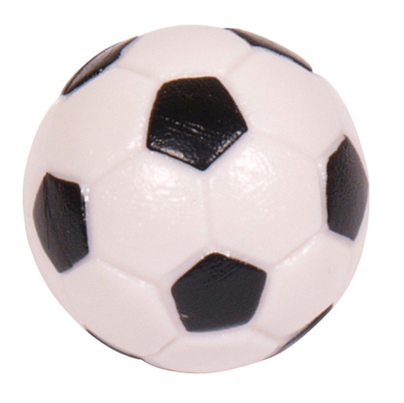 Balles Babyfoot Plastic blanc/noir - 5 pièces