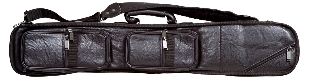 Cuebag Black Leatherlook 4/8
