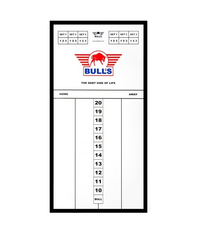 Dart Score Bull's Plexi 45x30cm