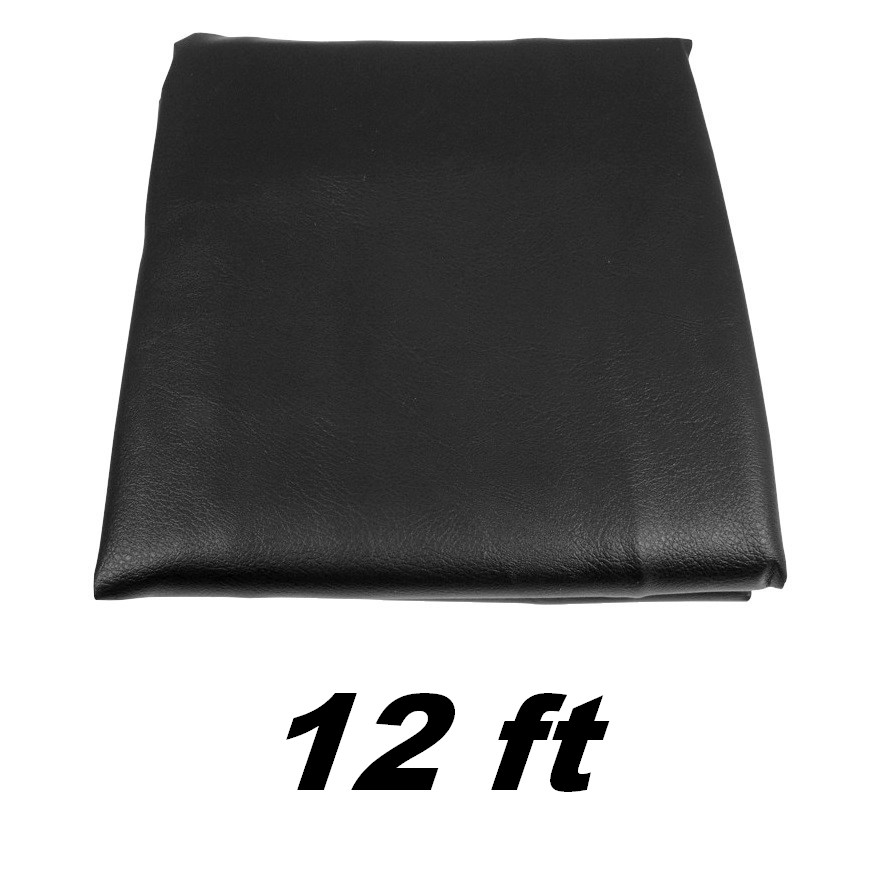 Afdekzeil Zwart dik/ruglaag 12ft