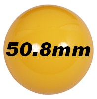 Spare Balls 50,8mm yellow