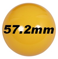 Spare Balls 57.2 mm yellow