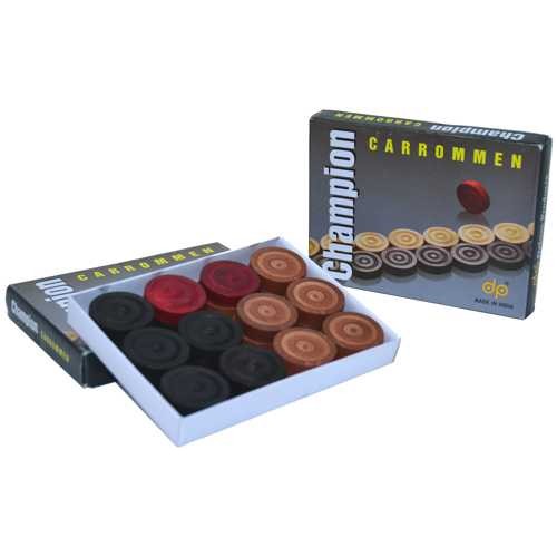 Carrom Speelstenen set Cha