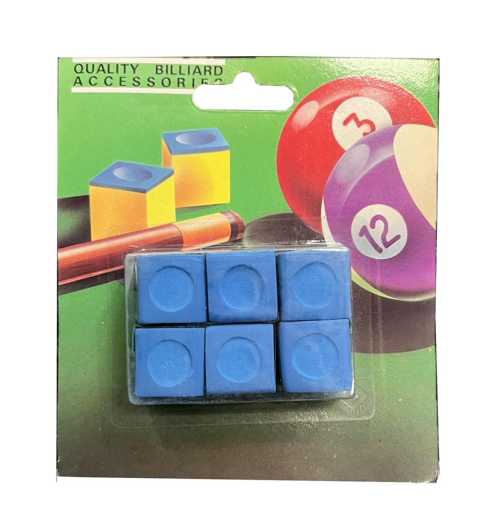 Craie YIC Bleu - 6 pièces