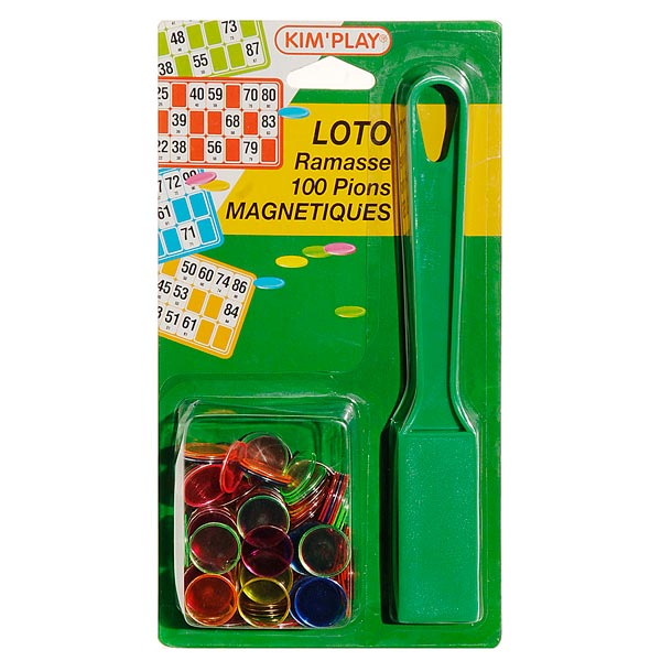 Lotto 100 Magnetische Jetons