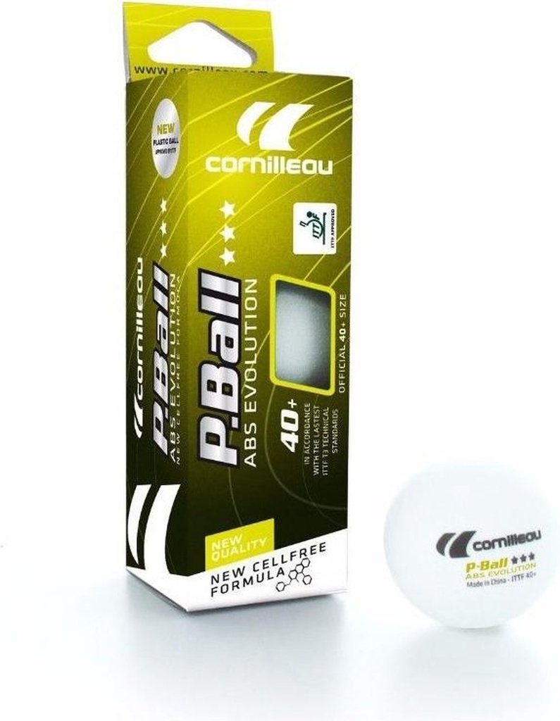 Tafeltennisballen Cornilleau 3p