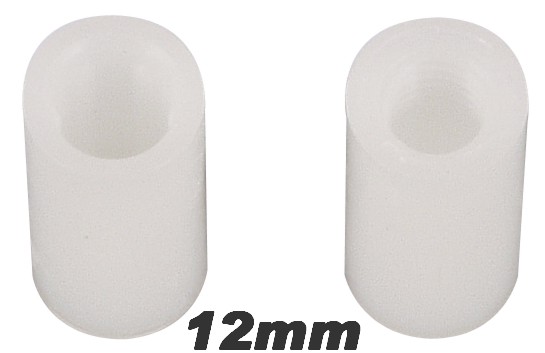 Beentje voor plastic schroef 12mm