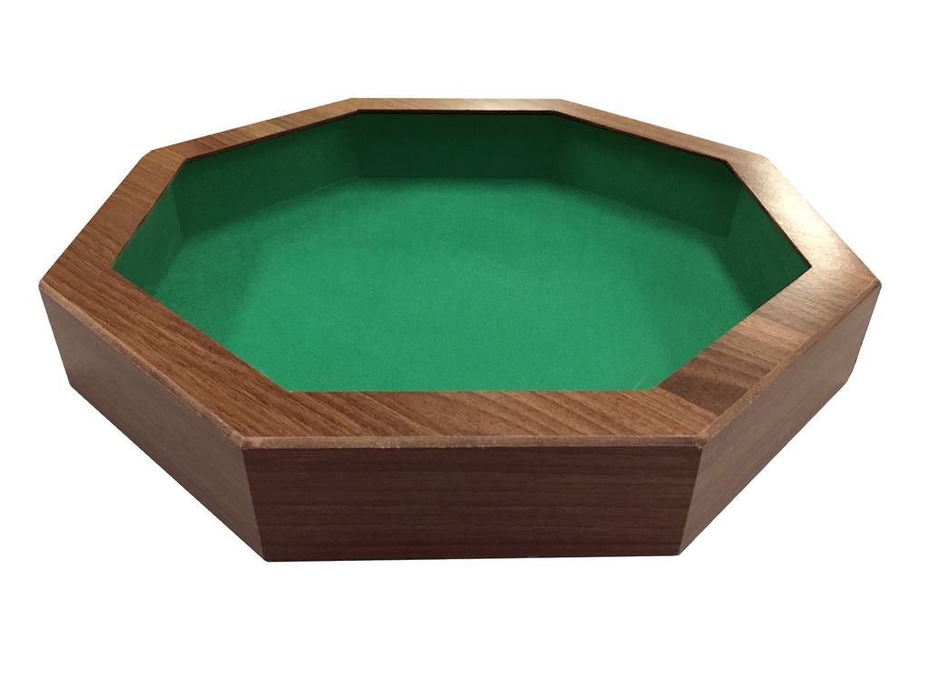 Dice board 37cm dark oak