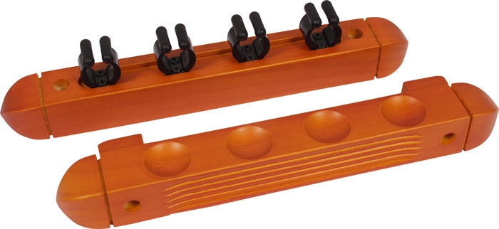 Cue rack 2pcs - 4 cues Maple