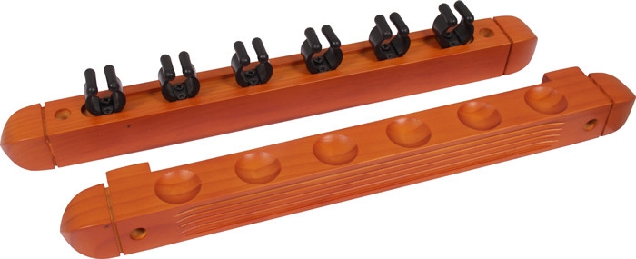 Cue Rack 2pcs - 6 cues Maple
