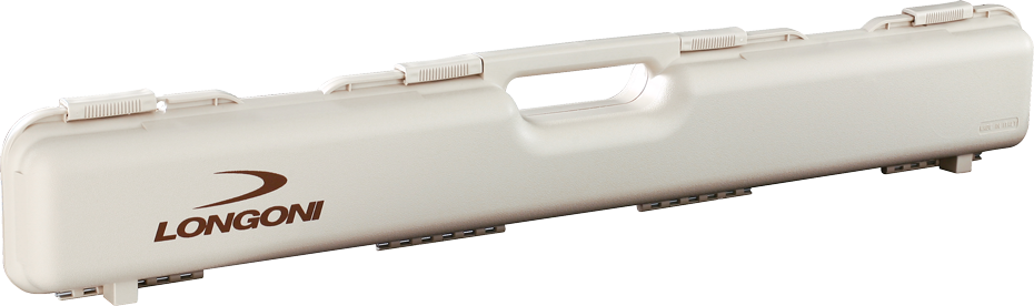 Hard Cue Case 3-section PVC rigid Longoni Beige