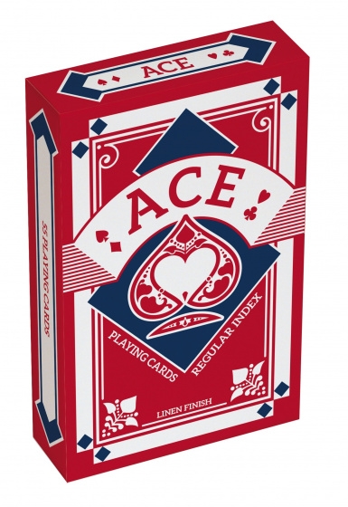 Card game ACE bridge red/English