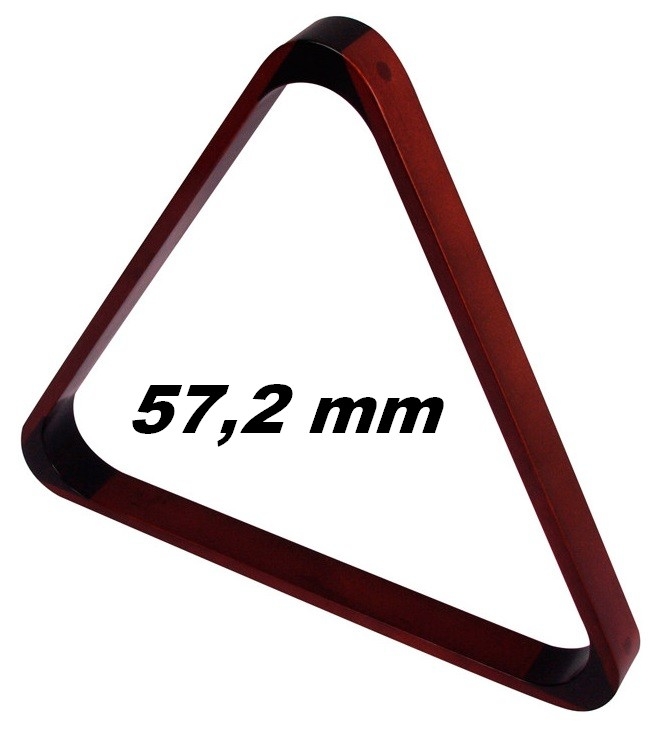 Triangle Pool 57,2 Mahogany
