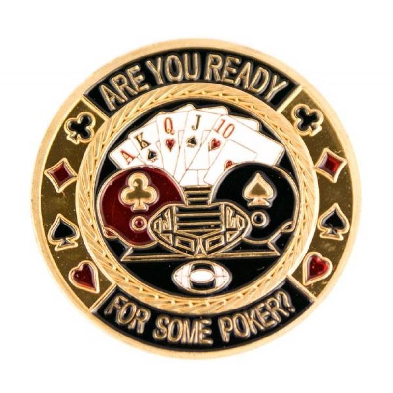 Poker-Protecteur de Cartes "are you ready for some poker"