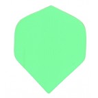 Dart Flights Poly Fluro 10 sets green