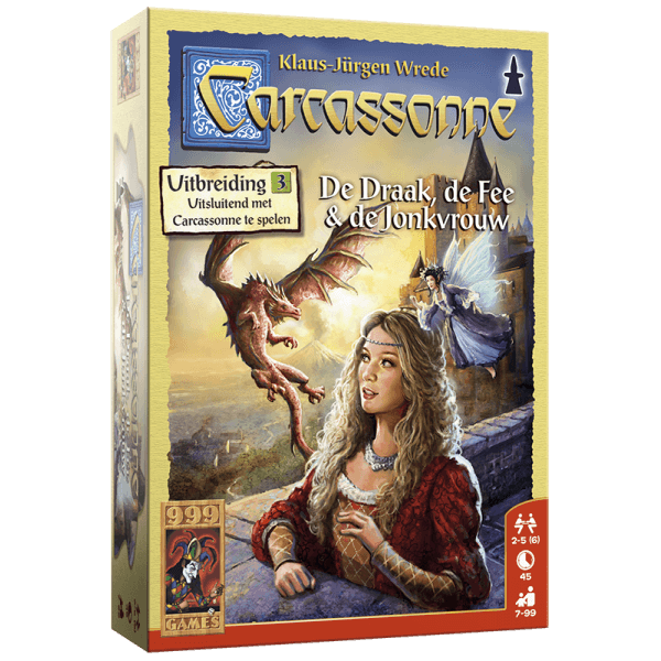Carcassonne uitbreiding De Draak, de Fee en de Jonkvrouw