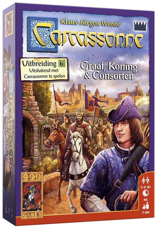 Carcassonne uitbreiding Graaf, Koning en Consorten