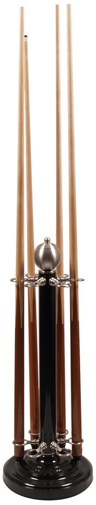 Cue rack 1/2 h. 6 cues Black