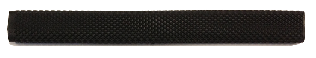 Handvat Keu Dimplex 30cm 22g geribt zwart