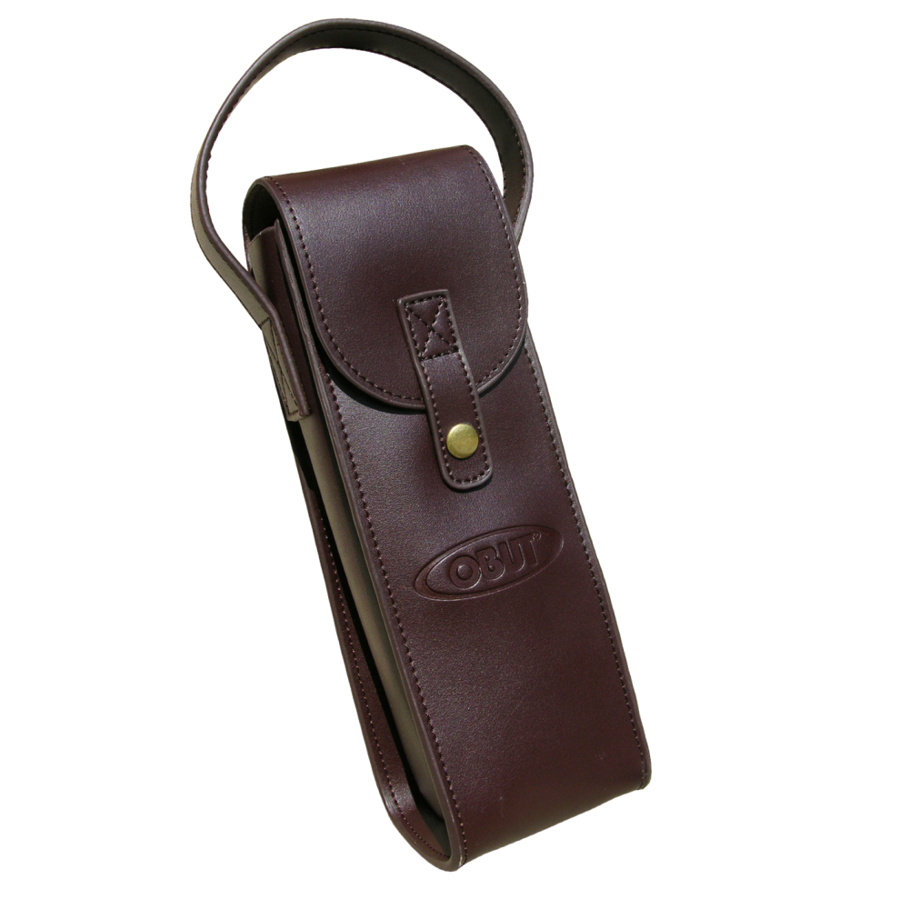 Petanque Handbag Leather - brown