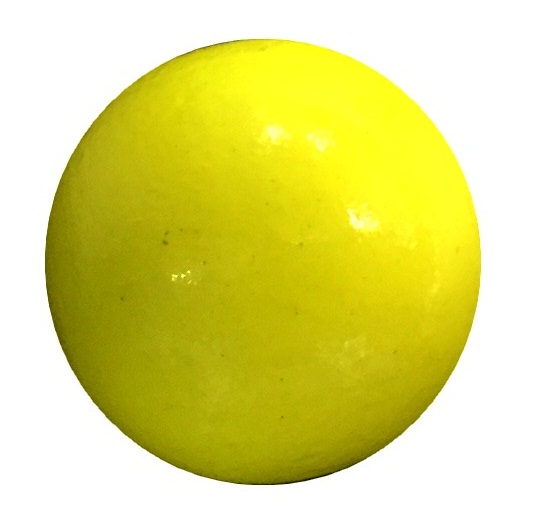 Petanque Cochonnet Jaune Fluo