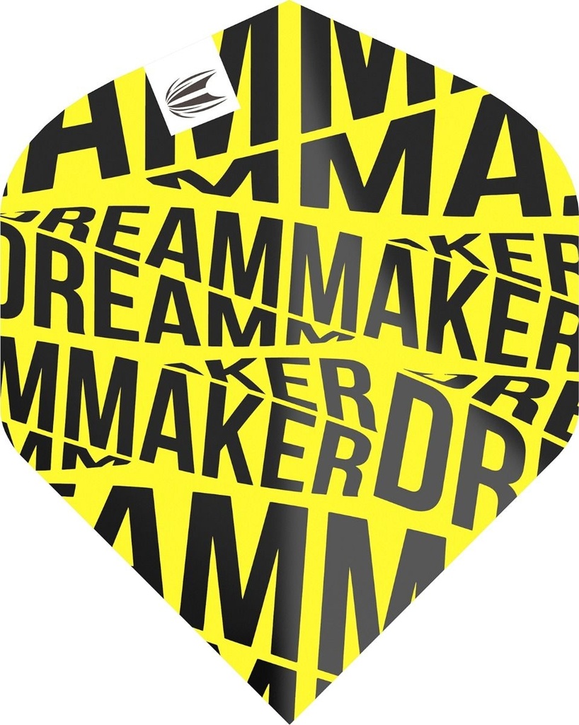 Dart Flight Target Dimitri Van Den Bergh Dreammaker Yellow