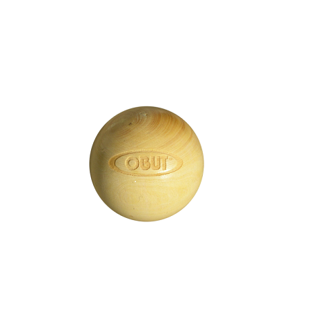 Petanque doelbal Obut hout natuur