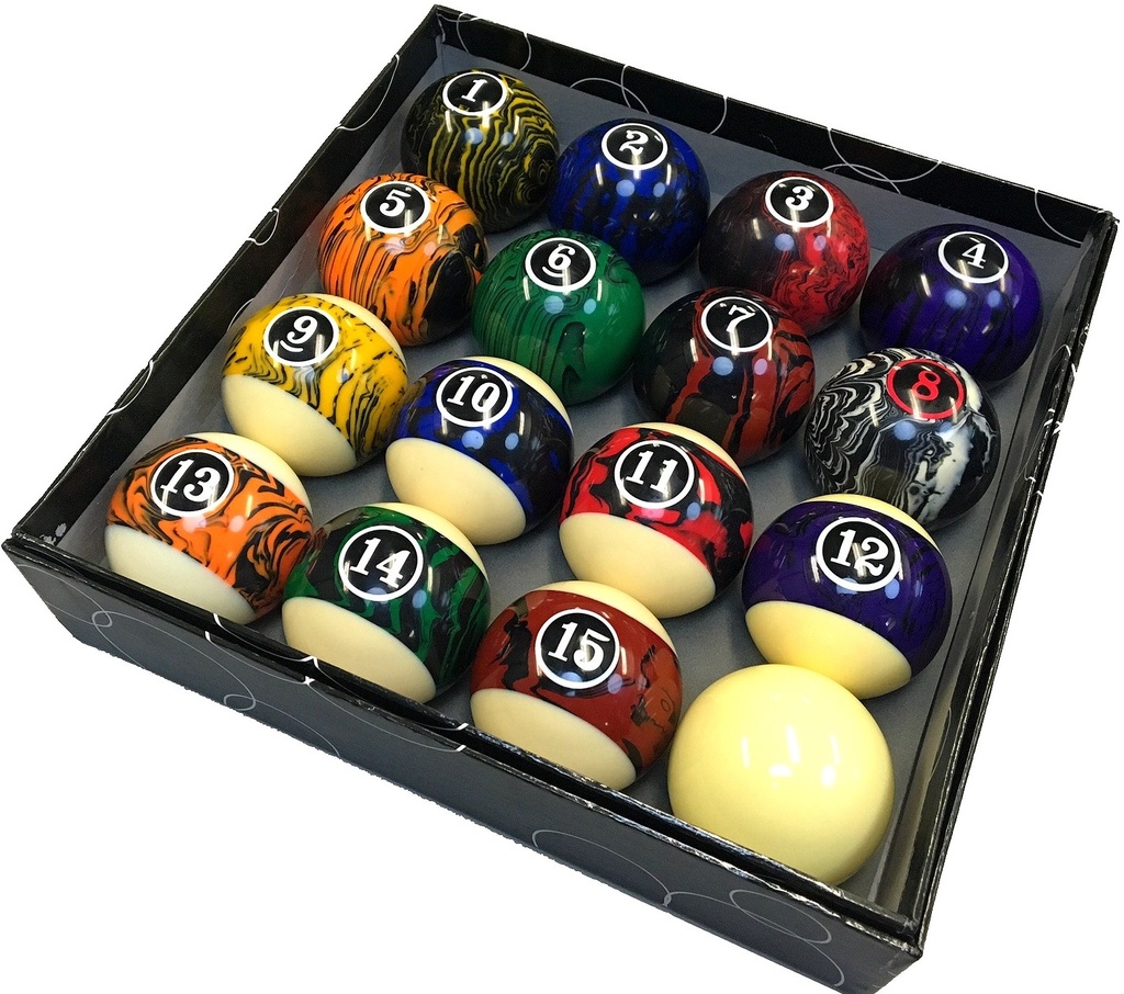 Ballset Pool 57,2mm Marble