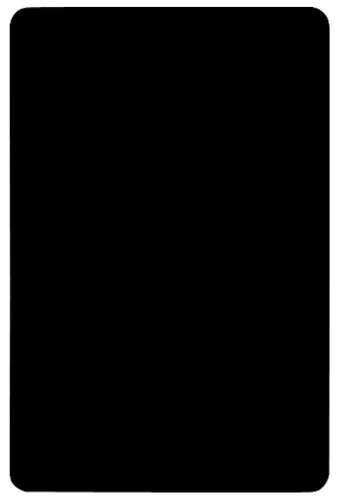 Poker Cut Card noir