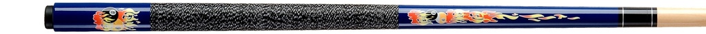 Pool Cue Junior Flames 1m23 blue