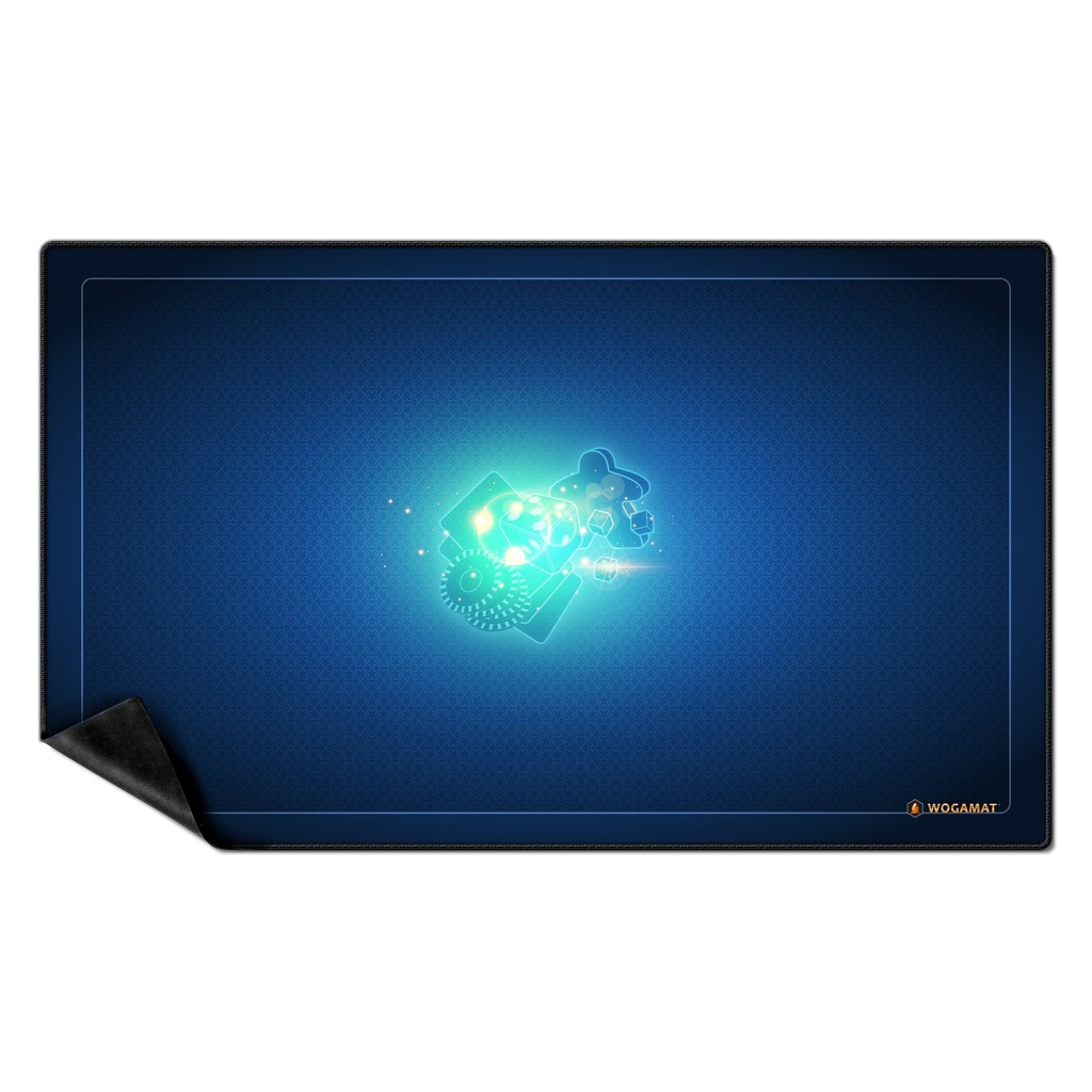 Card Carpet Universal non-slip 60 x 100cm blue